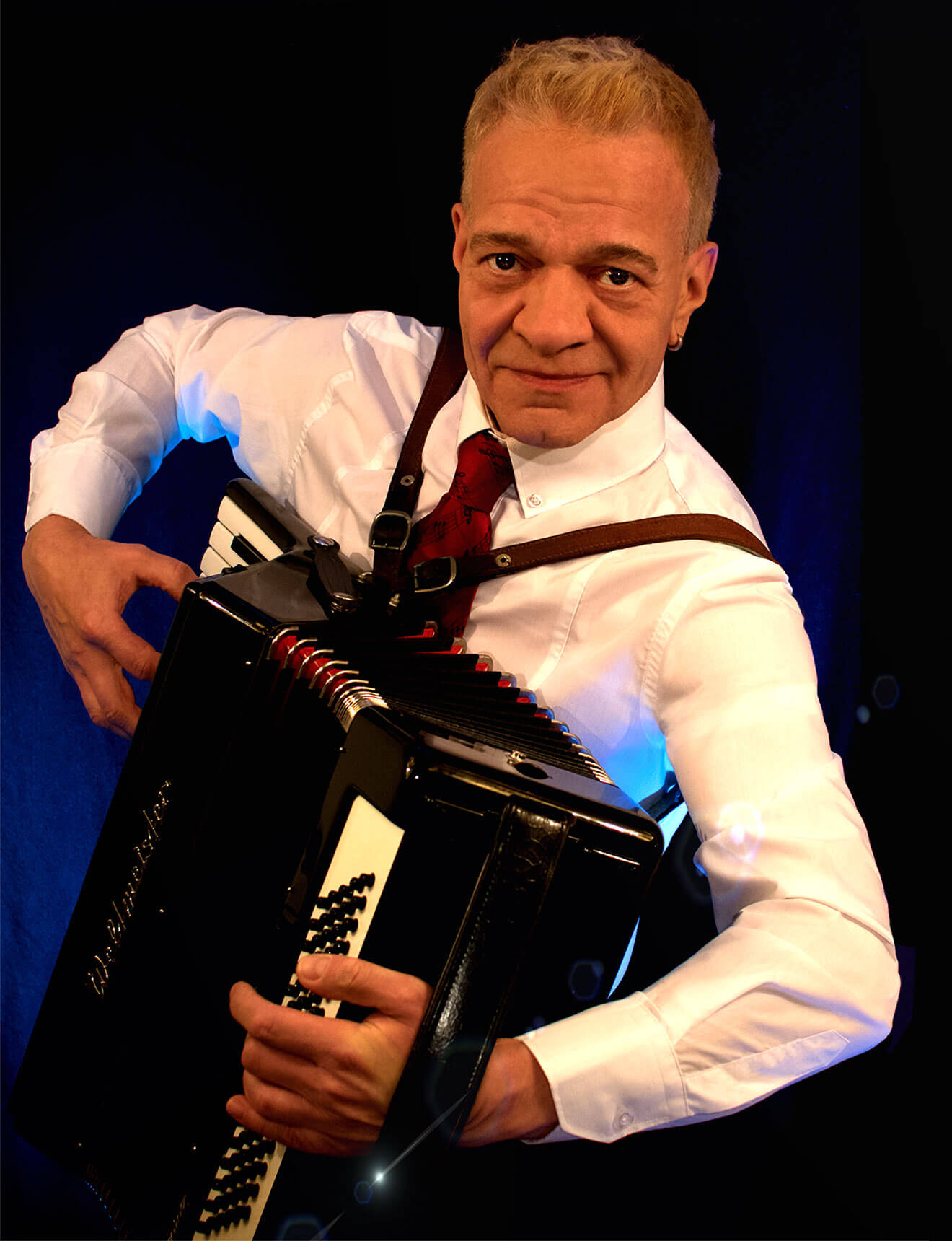 Andreas mit Akkordeon